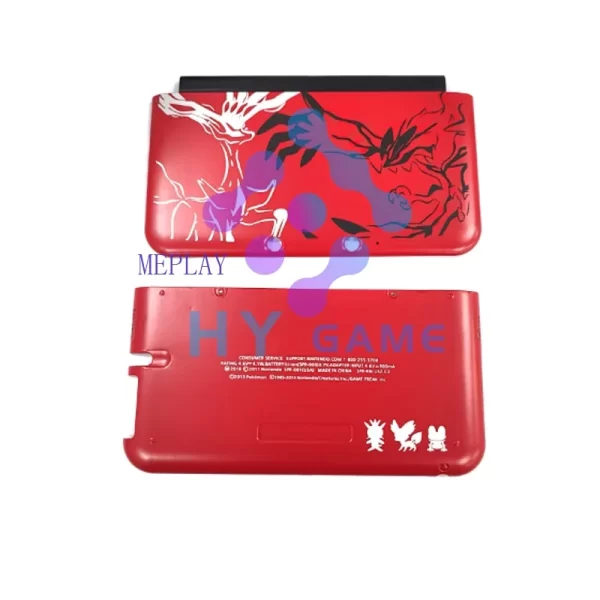 New 3DSXL Extra Housing Case Top / Bottom Cover Plates Shells replacement, for Old Nintend 3DS LL / XL 3DSLL Game Console, Limited Edition Outer Enclosure A/E Face Coverplate front back Covers - Image 4