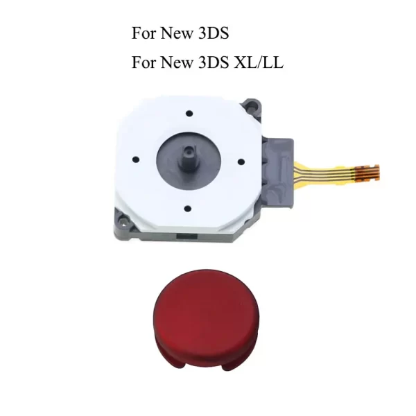 New 3DS 3D Analog Joystick + Joy Stick Cap Replacement, for Nintendo 3DS 3DS XL 3DSLL New3DS New 3DS XL LL Handheld Game Console, High Quality Multi Colors Control Button Covers Spare Parts - Image 5