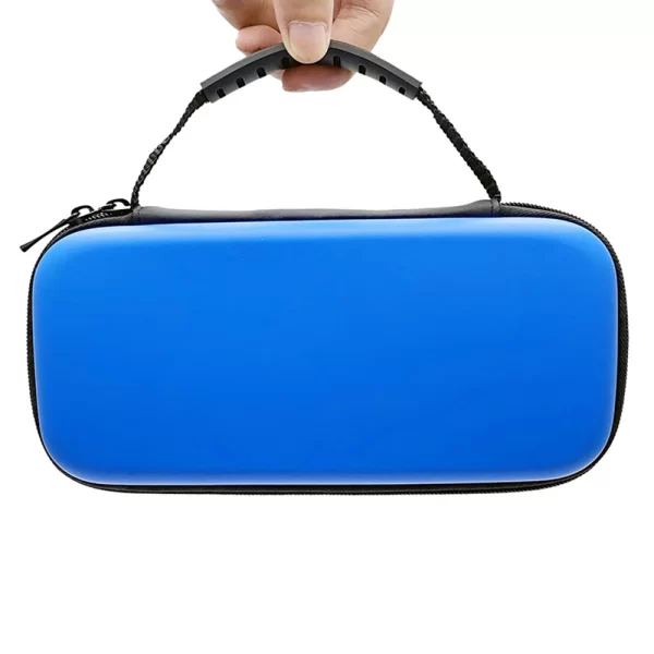 NS Switch Lite Carrying Case Hard Storage Bag with Handle, for Nintendo Switch Lite Handheld Game Console, Multi-Color Impact Resistance Durable All Around zipper Large Protective Carry Bag - Image 3