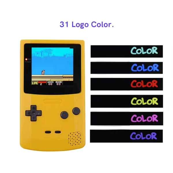 Rechargable 3.1 inch HD Laminated Q5 Larger IPS Drop in Screen Build in OSD RETRO PIXEL Screen For GBC Game Boy Color W/Shell - Image 3