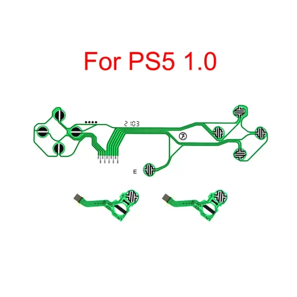 New PS5 Controller Keypad Conductive Film Ribbon Cable V1 V2 V3 Replacement, for Sony PlayStation 5 Wireless Dualsense Controllers, BDM-010 020 030 Circuit Board L R Trigger Button Cables Accessories - Image 4