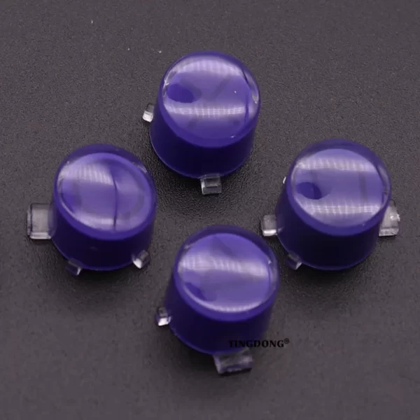 New PS5 Controller Extra ABXY Crystal Buttons Set Replacement, for Sony PlayStation 5 Wireless Dualsense Controllers, DIY Multi Colors Plastic Driection Key Function Button Spare Parts Accessories - Image 2