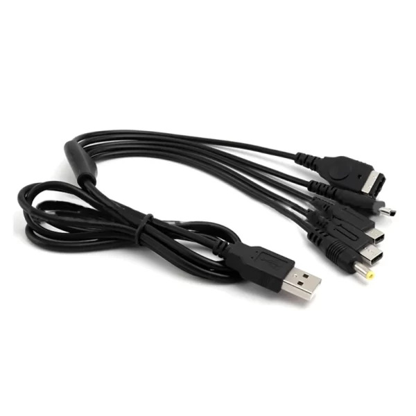 5 in 1 Charger Cable Cord Line Wire for Nintendo NDSL / Wii U New 3DS XL 2DS DsiXL for NDS GBA SP PSP1000 Universal Charger Cable - Image 5