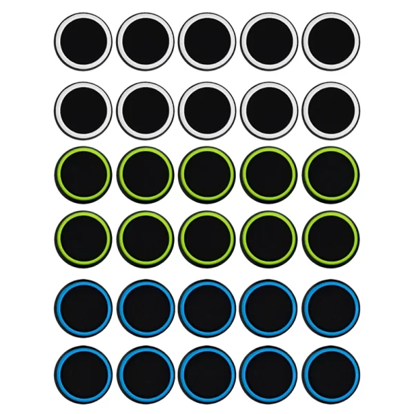 Lots 10 PS5 PS4 PS3 Controller Extra ThumbStick Grip Joystick Rubber Caps, for Sony PlayStation 5 4 3 Xbox One Slim Nintendo Switch Pro Wireless Controllers, Nonslip Silicone Thumb Stick Covers Accessories - Image 3