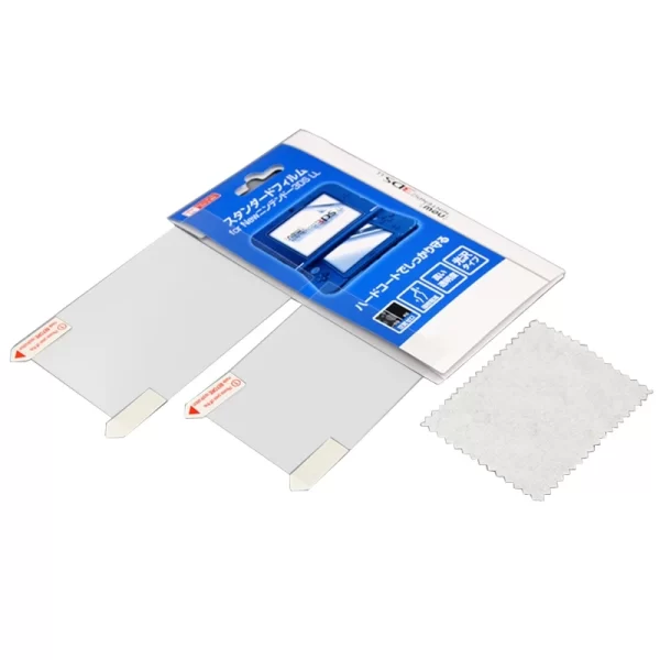 New 2 in1 LCD Screen Protective Film Top Bottom Clear Surface Guard Protector Skin Cover for Nintendo New 3DS XL/LL 3DSXL/3DSLL