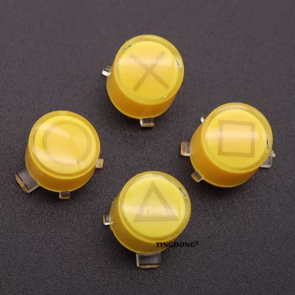 New PS5 Controller Extra ABXY Crystal Buttons Set Replacement, for Sony PlayStation 5 Wireless Dualsense Controllers, DIY Multi Colors Plastic Driection Key Function Button Spare Parts Accessories - Image 5