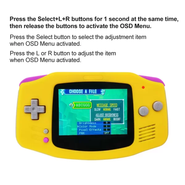 New GBA V5 IPS Laminated LCD Backlight Modded Kits for Nintendo GameBoy Advance Handheld Game Console Ver 5.0 Drop-in High Brightness Screen Set - Image 2