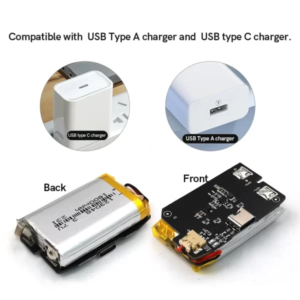 GBA V5 Laminated IPS LCD Backlight KIT For Nintendo Gameboy Adavance Shell Built-In Rechargeable 1800mAh Lithium Battery Type-C Port - Image 5