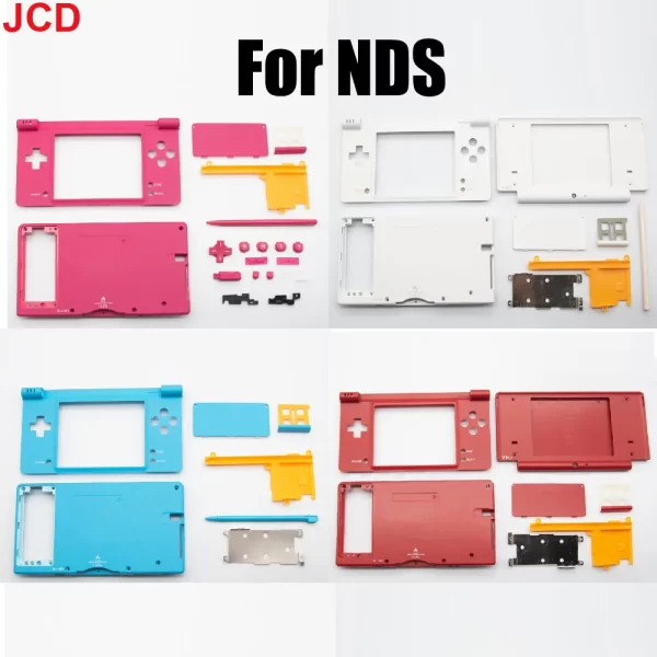 1 Sets For NDS Colorful Full Housing Shell Cover Case With Button Sets For Nintendo DS Game Controller Enclosure Accessories Repair Parts