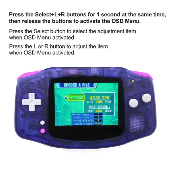GameBoy Advance HDMI Bluetooth Dock, V2 IPS Screen 32 / 40 Pins GBA Playing on TV, GBA Switch High-Definition HDMI Adapter Base Station Kit, Support NES SNES PS5 PS4 Xbox One Series Wireless Controllers Accessories - Image 2