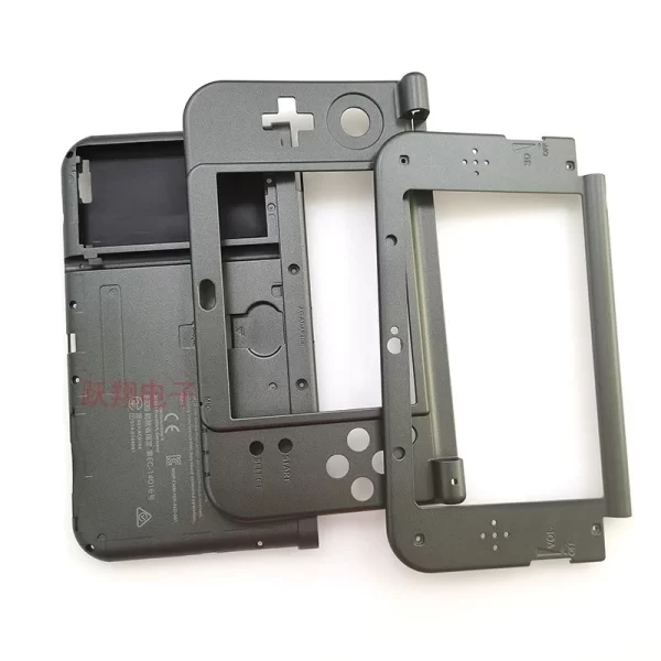 New 3DSXL Extra Housing Case Middle B C D Face Shells replacement, for Nintendo New3DS XL/LL 3DSXL 3DSLL Handheld Console, Inner Top Screen Frame / Button Faceplate / Bottom Battery Cover Plates Accessories - Image 4