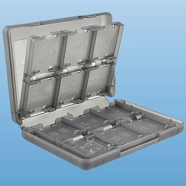 Large Capacity Game Card Case 28-in-1 Hard Storage Box, for Nintendo NEW 3DS / 3DS / DSi / DSi XL / DSi LL / DS / DS Lite Games Cartridge SD TF Cards Stylus Protective Holder Case Accessories - Image 4