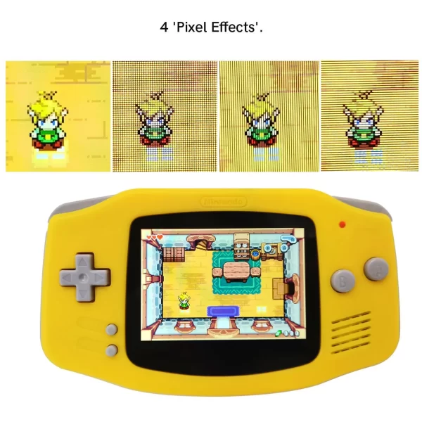New GBA V5 IPS Laminated LCD Backlight Modded Kits for Nintendo GameBoy Advance Handheld Game Console Ver 5.0 Drop-in High Brightness Screen Set - Image 4