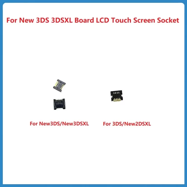 1PCS For Nintendo New 3DS 3DSXL Board LCD Screen Socket Connector For 3DS New 2DSXL Handheld Game Consoles Plug Connecting Interface Aceessories