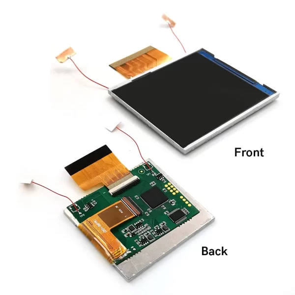 GBC 2.45" IPS Screen LCD Mod Kits Replacement, for Nintendo Gameboy Color Handheld Game Console, with Housing Case Shells Best Touch Control Display Easy Installation OSD - Image 3