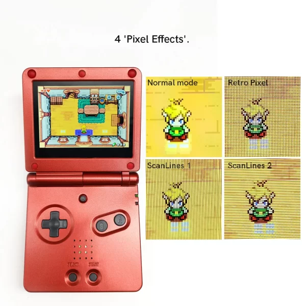 GBA SP V5 Pre-Laminated Drop In 720x480 Backlight IPS LCD Screen Kit + Pre-cut Special Housing Case Shell Case For Nintendo Gameboy Advance SP - Image 2