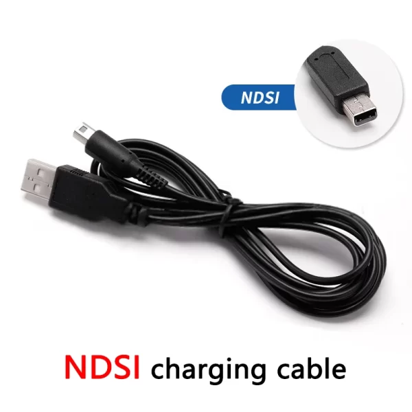 USB Data Charger Charging Power Cable Cord for Nintendo DS Lite DSL NDSL For NDSi 3DS New 3DS XL LL NDS GBA SP Handheld Game Console - Image 2