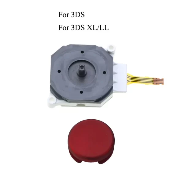 New 3DS 3D Analog Joystick + Joy Stick Cap Replacement, for Nintendo 3DS 3DS XL 3DSLL New3DS New 3DS XL LL Handheld Game Console, High Quality Multi Colors Control Button Covers Spare Parts - Image 6