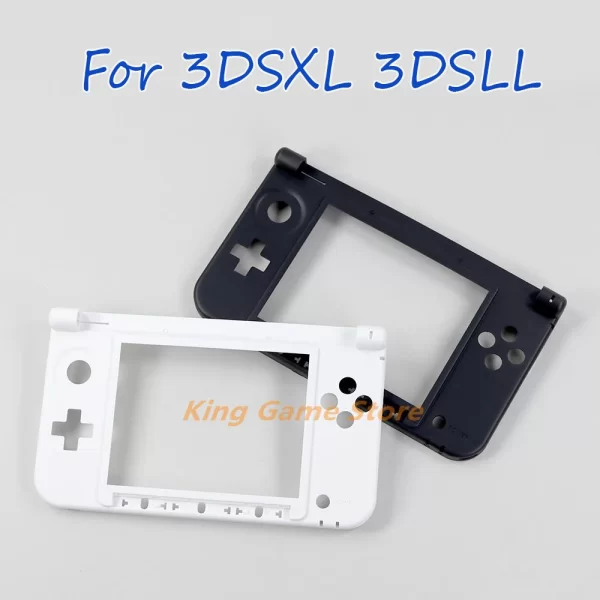 1pc lot For Nintendo 3DS XL LL Replacement Plastic Middle Frame Housing Case Cover For 3dsxl 3dsll Shell Case Black White Color