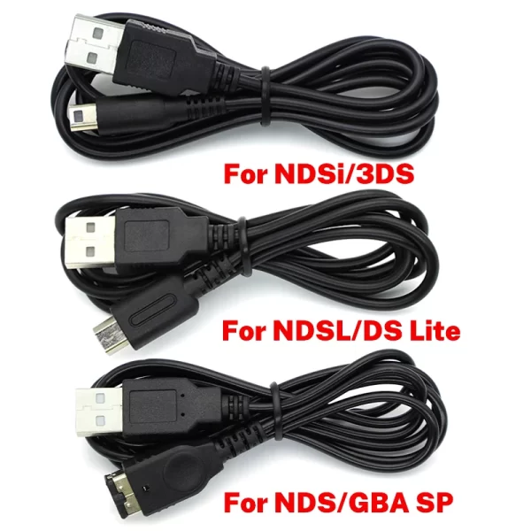 New 3DS GBA High Quality USB Charging Data Charger Cable for Nintendo DS Lite NDSL NDSi 3DS XL LL GBA SP New3DSXL 3DSXL 3DSLL Charge Power Line Cord Accessories in EEBUYS