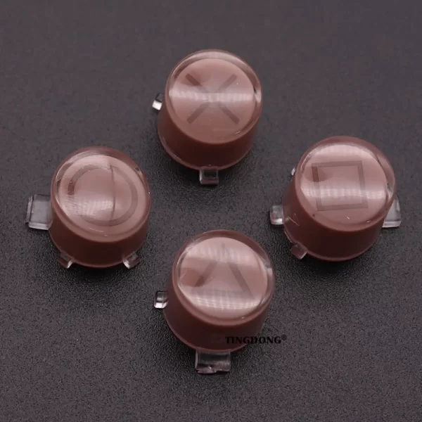 New PS5 Controller Extra ABXY Crystal Buttons Set Replacement, for Sony PlayStation 5 Wireless Dualsense Controllers, DIY Multi Colors Plastic Driection Key Function Button Spare Parts Accessories - Image 4