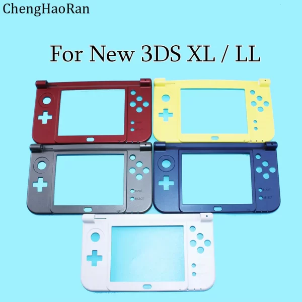 1 PCS Original Shell Replacement For Nintendo New 3DS XL LL ConsolePart Black Bottom Middle Shell Housing Case C Face Middle Frame Case