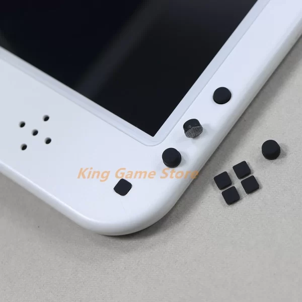 2 sets 8 In 1 upper lower screw rubber feet dust plug for Nintendo new 3DS XL LL Housing shell screw feet dust plug cover for NEW 3DSXL - Image 6