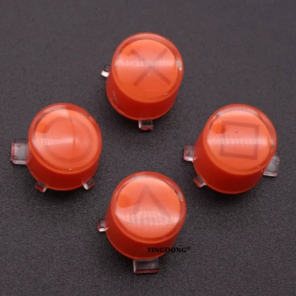 New PS5 Controller Extra ABXY Crystal Buttons Set Replacement, for Sony PlayStation 5 Wireless Dualsense Controllers, DIY Multi Colors Plastic Driection Key Function Button Spare Parts Accessories - Image 3