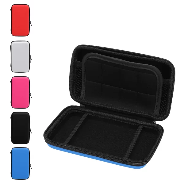 New 2DS XL Hard Carrying Case + 8 Slot Game Cards Storage Bag, for Nintendo New 2DS XL / LL 2DSXL Console, Impact Resistance EVA Protective Carry Case Travel Pouch Bag Multi Colors Available - Image 4