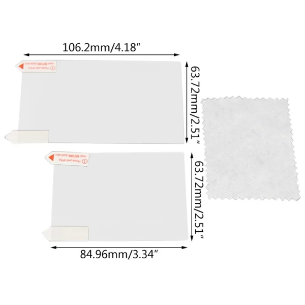 2 in1 LCD Screen Protective Film Top Bottom Clear Surface Guard Protector Skin Cover for Nintendo New 3DS XL/LL 3DSXL/3DSLL - Image 6