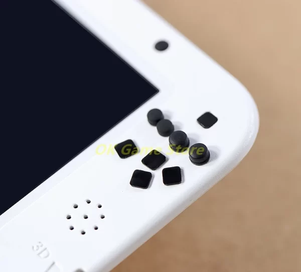 2 PCS Set Housing shell screw feet cover pad for Nintendo 3DSLL 3DSXL screw rubber feet dust plug Handheld Game Console - Image 6