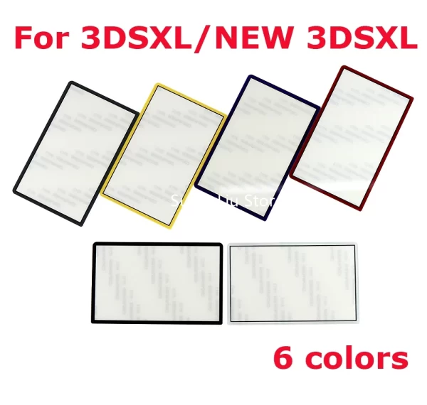 Glass Top Screen Len For Nintendo 3DSXL/New 3DSXL LL Upper LCD Screen Len Front Cover for New 3DS LL Handheld Game Console