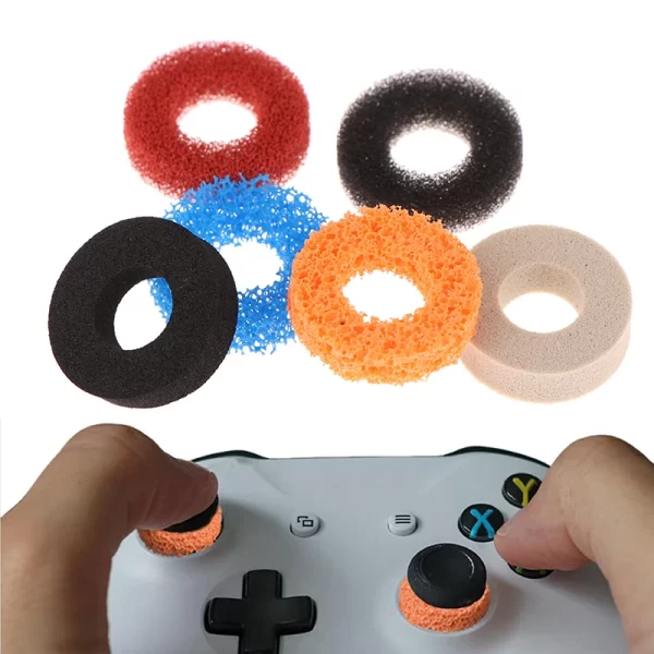 High Quality PS5 PS4 Controller JoyStick Motion Control Aim Assist Rings 4 PCS Set, for Sony PlayStation 5 4 Xbox One S Nintendo Switch Pro Controllers, Precision Rings Adding Resistance Spare Parts Accessories