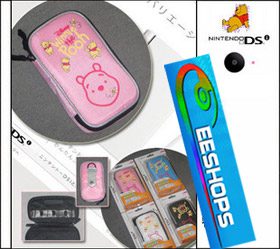 for Nintendo Nintendo NDSi Bear Sack Bag in Black,Light blue,Pink,White New in EEBUYS
