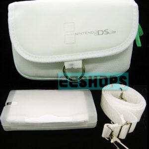 New Nintendo NDSL for Nintendo DS Lite Case Bag Carrying Pouch Beige New in EEBUYS