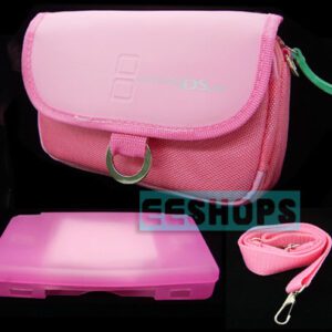 New Nintendo NDSL for Nintendo DS Lite Case Bag Carrying Pouch Pink New in EEBUYS