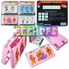 for Nintendo DS Nintendo NDS Lite Nintendo NDSL Crystal Case with Cartoon Leater Pouch New in EEBUYS