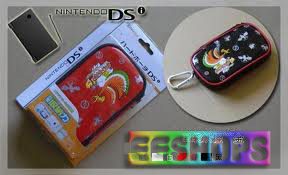 for Nintendo Nintendo NDSi Pocket Money Leather Bag in Black,Silver,Red,Green New in EEBUYS