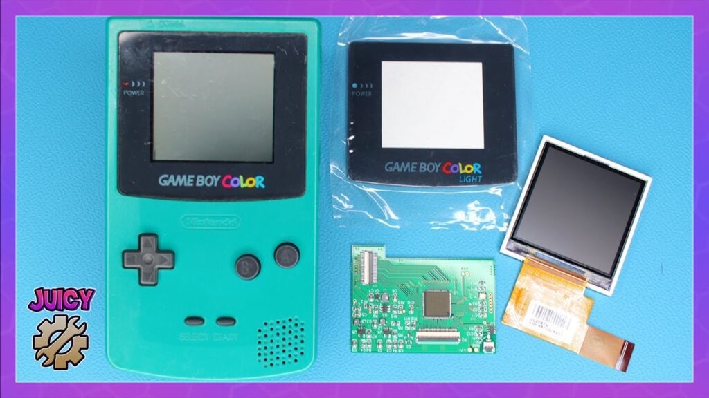 The Best Gameboy Color Drop-in Laminated IPS Screen Backlight Mod Kit ...