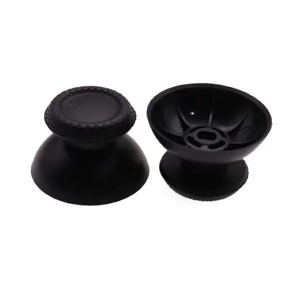 Pack 2 PS5 Controller Extra Joystick Covers Nonslip Clear Thumbstick Multi Colors Replacement, for Sony PlayStation 5 DualSense Controllers, Transparent 3D Analog Joy Thumb Stick Mushroom A Pair Accessories - Image 2