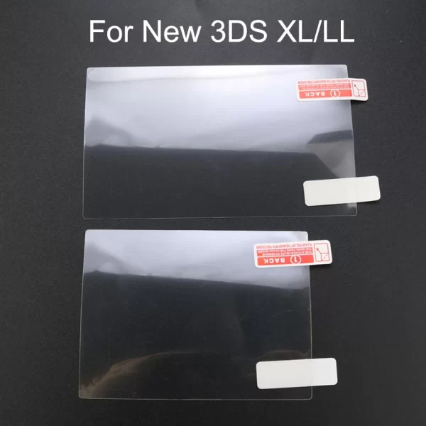 New 3DS XL Screen Protector Clear Soft Protective Film, for Nintendo 2DS 3DS XL/LL 3DSXL 3DSLL DS NDS Lite NDSL Handheld Console, High Transmission Transparent Top / Bottom Display Surface Guard Skin Anti-scratch Cover Accessories - Image 6