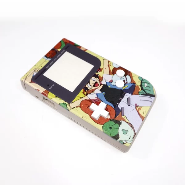 Customized GBO GB DMG Housing Case Shells Full Set Replacement Multi Patterns, for Nintendo Gameboy Original Classic Console, DIY UV Printing Colorful Outer Cover Enclosure + Buttons, Screen Lens, Rubber Pads, Label, Tools - Image 3