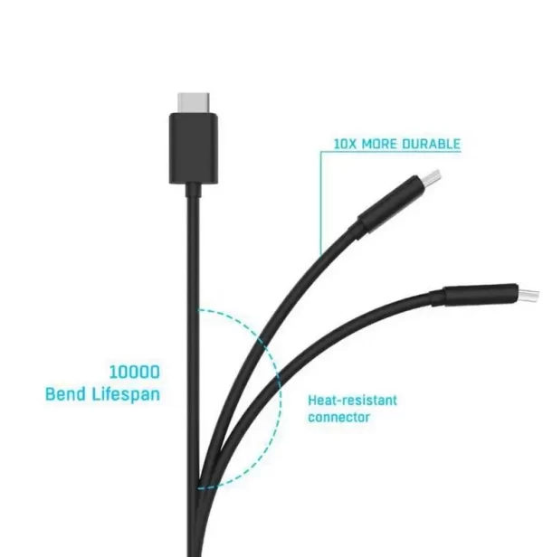 High-Quality PS5 Controller USB-C Charging Cable Charge Cord 3 Meters, for Sony PlayStation 5 Xbox One Elite Series 2, Xbox Series S/X Controllers Switch OLED, 1M 2M 3M Long Type-C Charger Power Line Wire Accessories - Image 2
