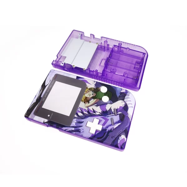 Customized GBO GB DMG Housing Case Shells Full Set Replacement Multi Patterns, for Nintendo Gameboy Original Classic Console, DIY UV Printing Colorful Outer Cover Enclosure + Buttons, Screen Lens, Rubber Pads, Label, Tools - Image 5