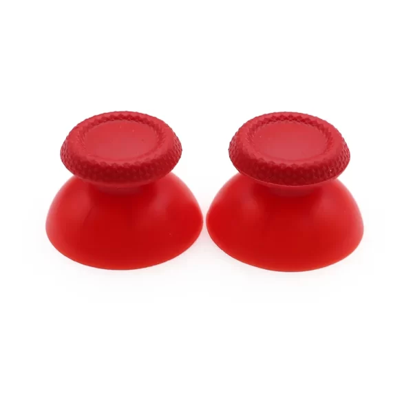 Pack 2 PS5 Controller Extra Joystick Covers Nonslip Clear Thumbstick Multi Colors Replacement, for Sony PlayStation 5 DualSense Controllers, Transparent 3D Analog Joy Thumb Stick Mushroom A Pair Accessories - Image 3