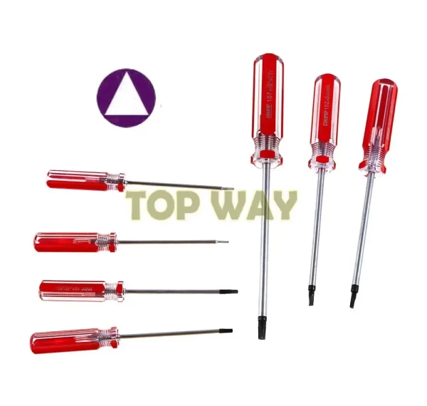 PS5 Opening Tool Triangle Screw Anti Slip Magnetic Screwdriver, for Sony PlayStation 5 Video Game Console, High-Quality 1.4/1.8/2.0/2.3/2.7/3.0/4.2 mm Vanadium steel Triangular Bits Repair Tools Accessories