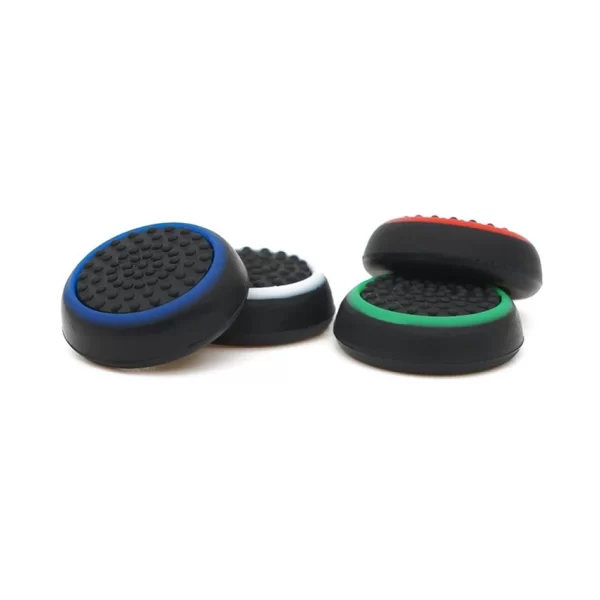 Pack 2 PS5 PS4 PS3 Controller Non-slip Silicone Joystick Cover Thumb Stick Grips, for Nintend Switch Pro Sony PS3 PS4 PS5 Xbox 360, Xbox One Elite Series Controllers, Colored Circle Rubber Thumb Stick Protective Caps Accessories - Image 6