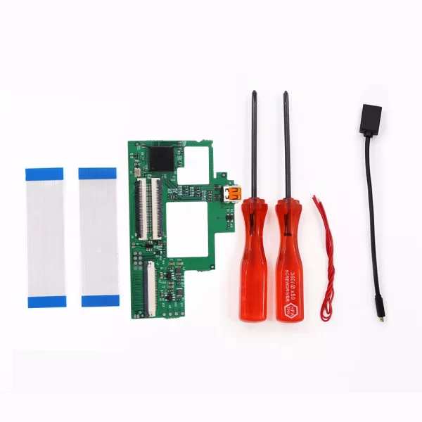 New 40-Pin GBA HDMI Adapter HDTV Converter PCB Mod Kit, for 40-Pin Original Gameboy Advance AGS-101 V2 IPS Backlight LCD Modded Console, Micro HDMI Output Playing Games on TV Set, Internal PCB Board / Ribbon Cables / Tools - Image 5