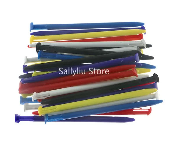 New3DS Extra Stylus Touch Pen Multi-Color Lot 5 PCS, for Nintendo New 3DS Handheld Game Console, High Quality Plastic Touch Screen Pencil Customized Colors Spare Parts Accessories