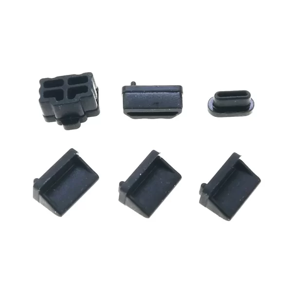 New PS5 PS4 PS3 Silicone Dust Plugs Multi-Color 6 PCS Set, for Sony PlayStation 5 4 3 Video Game Console, Anti-dust HDMI USB Socket Port Interface Dustproof Rubbber Plugs Protective Cover Spare Parts Accessories - Image 2